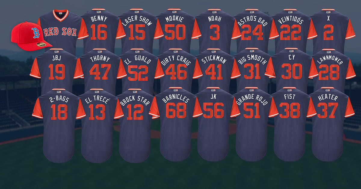 Red Sox Player's Weekend jersey nicknames are out and they're wonderful -  Over the Monster