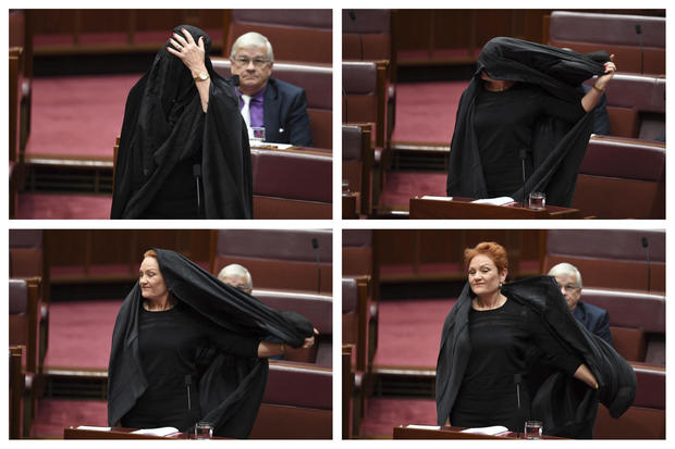 Australia Burqa Stunt 