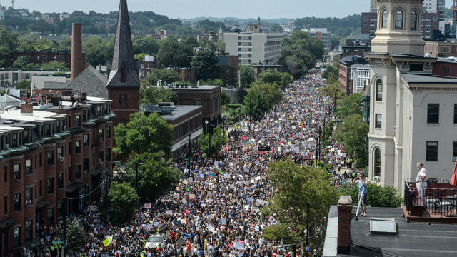 Boston Prepares For Large Rally Against Hate In Solidarity With Victims Of Charlotestville 