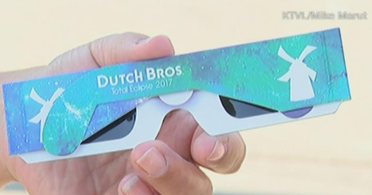 Dutch Bros Recalls Giveaway Eclipse Glasses CBS Sacramento