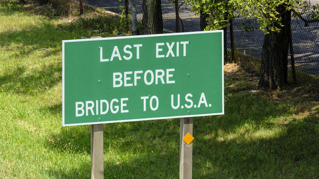 Last Exit Before Bridge to USA 