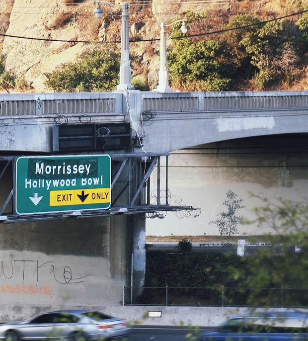 101 Freeway Sign Gets 'Morrissey' Treatment 
