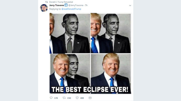 Trump Eclipses Obama Retweet 
