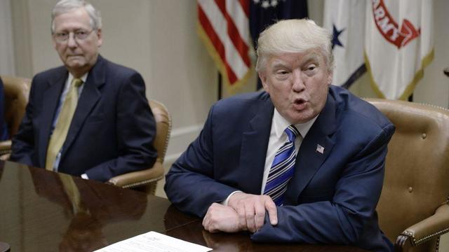 President Donald Trump Meets with House and Senate Leadership 