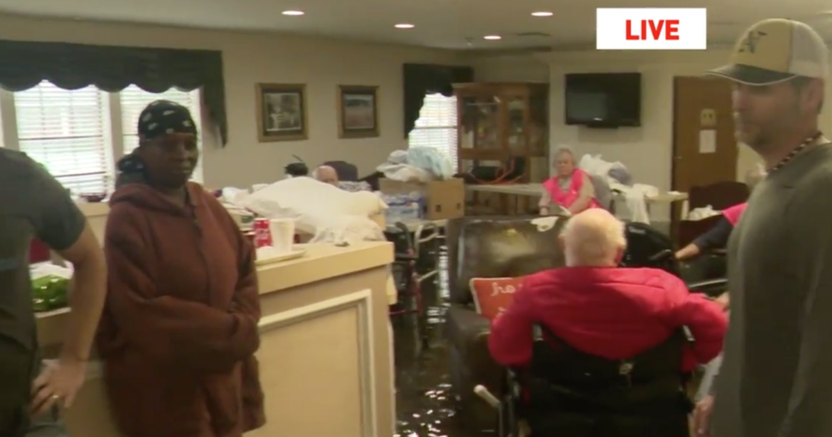 Rescue Workers Evacuating Port Arthur Texas Nursing Home Cbs News