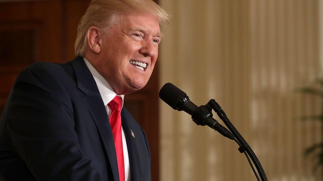 President Trump Holds Joint News Conference With President Of Finland 