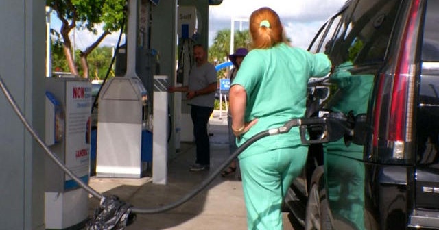 Gas stations running out of fuel during Irma evacuations CBS News