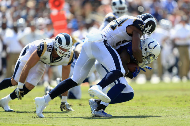Robert Quinn with the tackle 