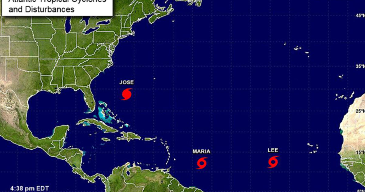 Tropical Storm Lee Moving Westward CBS Miami