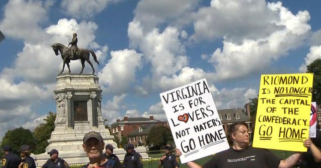 Protests over Confederate statue in Richmond, Virginia CBS News