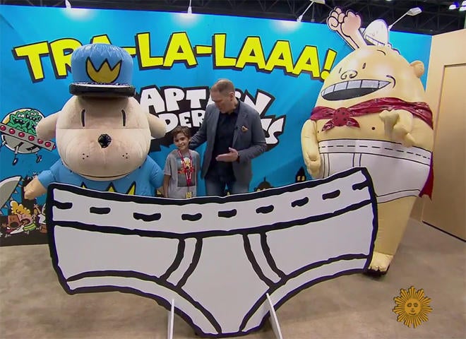 The man behind "Captain Underpants" CBS News