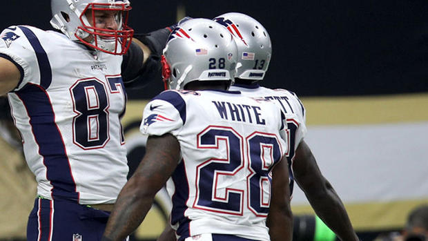 James White - New England Patriots vs†New Orleans Saints 