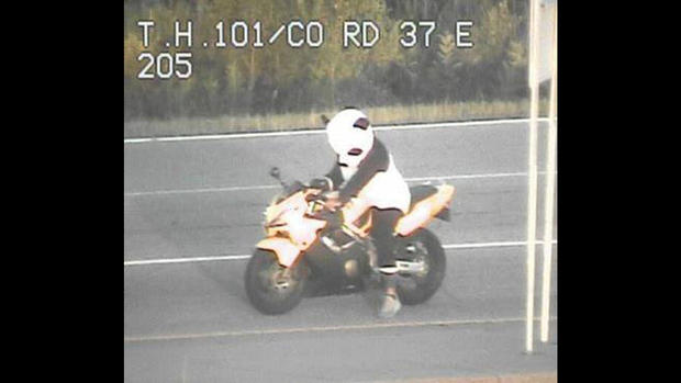 panda suit motorcyclist pulled over and cited 