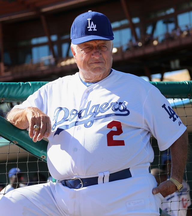 National Baseball Hall of Fame and Museum ⚾ on X: #OTD in 1996, long-time  Los Angeles Dodgers manager Tommy Lasorda announced his retirement from  baseball. Lasorda spent over 60 years in the