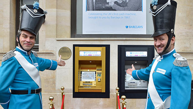 50th Anniversary Of World's First ATM Machine Celebration In Enfield 