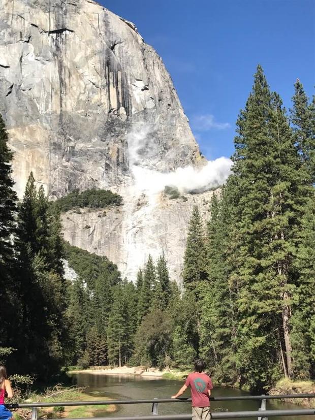 Yosemite El Capitan rockfall 