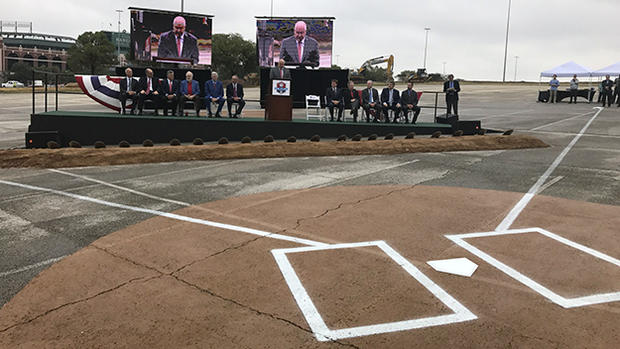 Globe Life Field Groundbreaking 