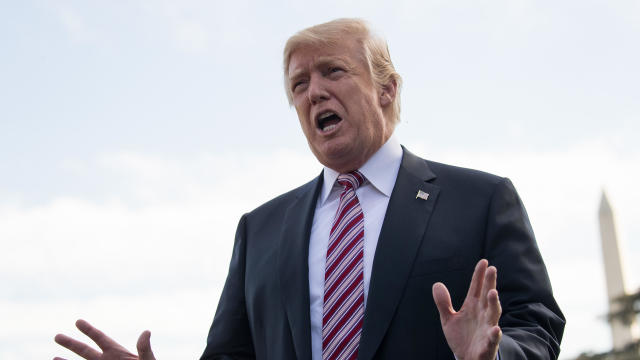 President Trump Departs White House For Bedminster, NJ For The Weekend 