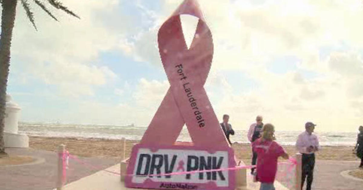 Official Miami Marlins Baseball Team Pink Ribbon Together We Fight