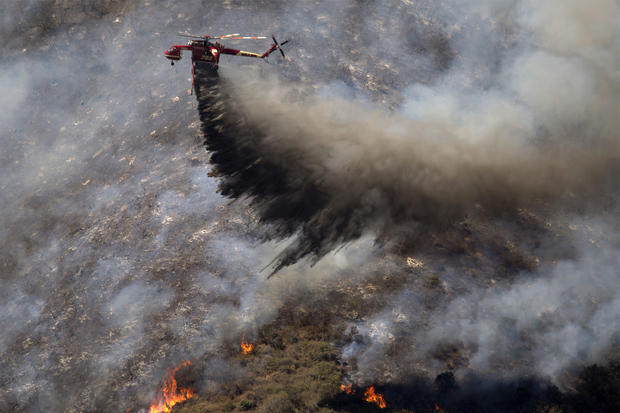 Blue Cut Fire Rages Through 30,000 Acres In Southern California 
