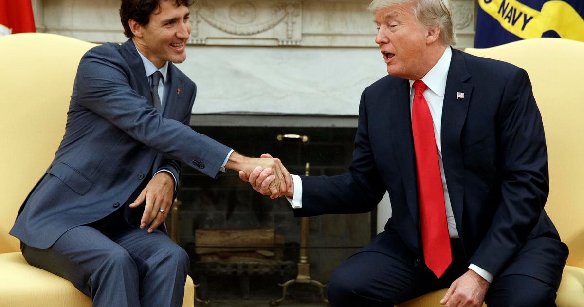 Trump Tells Donors He Made Up Trade Claim In Trudeau Talk - CBS News