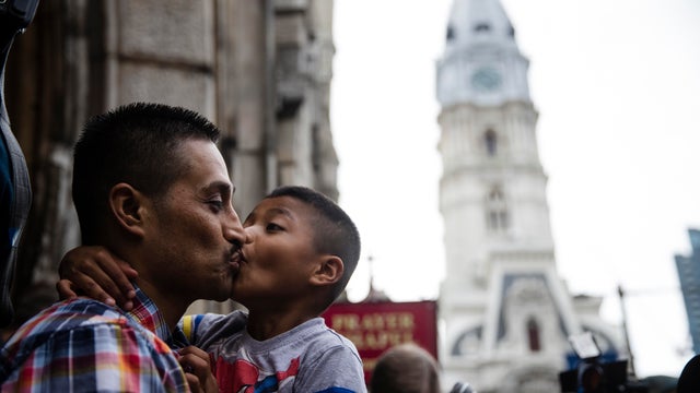 Immigrant Leaves Church 