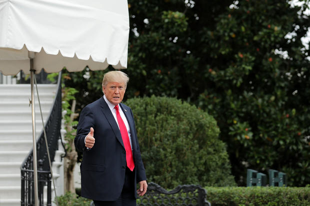 President Trump Departs White House En Route To Pennsylvania 