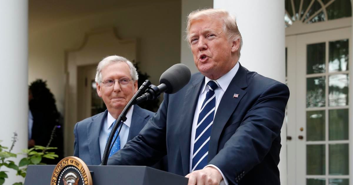 Trump Vows "biggest" Tax Cuts In History After Senate OKs Budget - CBS News