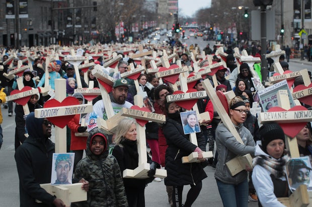 Residents And Activists Hold Anti-Violence March After Deadly Year In Chicago