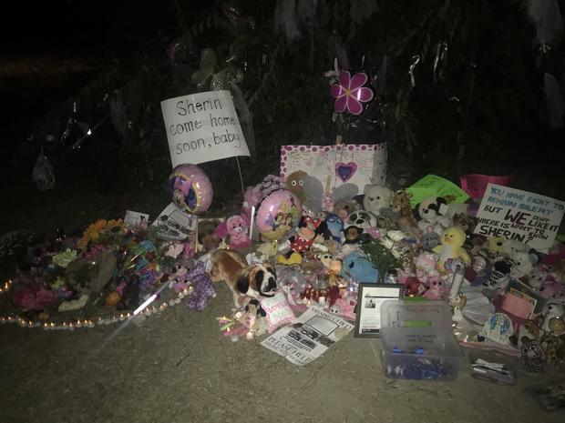 memorial for missing 3-year-old Sherin Mathews 