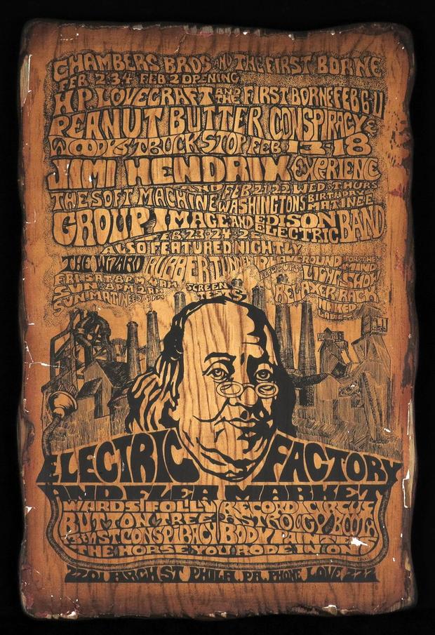 Jimi Hendrix electric factory poster 
