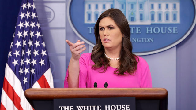 Sarah Huckabee Sanders Holds Daily Press Briefing At The White House 