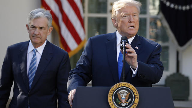 U.S. President Donald Trump announces Powell as nominee to become chairman of the Federal Reserve in the Rose Garden at the White House in Washington 