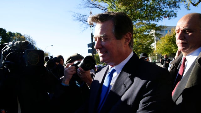 Former Trump campaign manager Paul Manafort departs federal court after hearing in Washington 