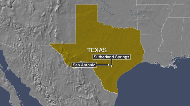South Texas Shooting Map - CBS News 