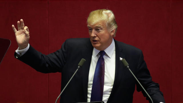 U.S. President Trump holds a joint press conference in Seoul 