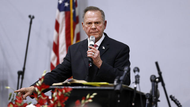 Embattled GOP Senate Candidate Judge Roy Moore Attends Church Revival Service At Baptist Church In Jackson, Alabama 