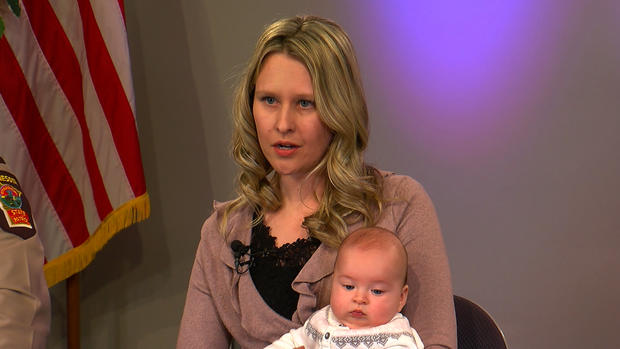 Kristin Lonsbury and baby Elise 