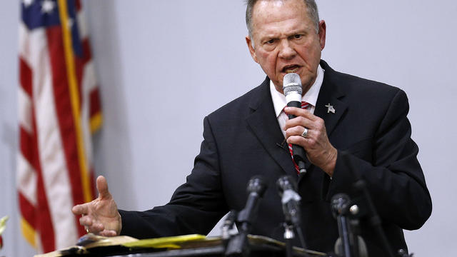 Embattled GOP Senate Candidate Judge Roy Moore Attends Church Revival Service At Baptist Church In Jackson, Alabama 