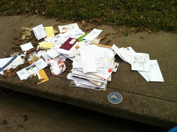 dumped mail 