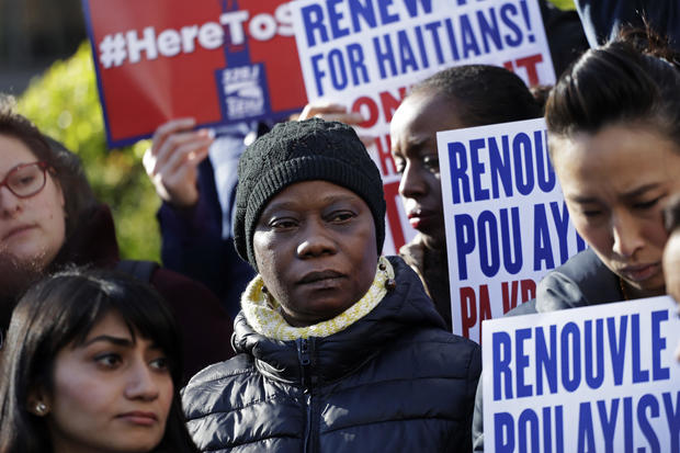 APTOPIX Immigration Temporary Status Haiti 