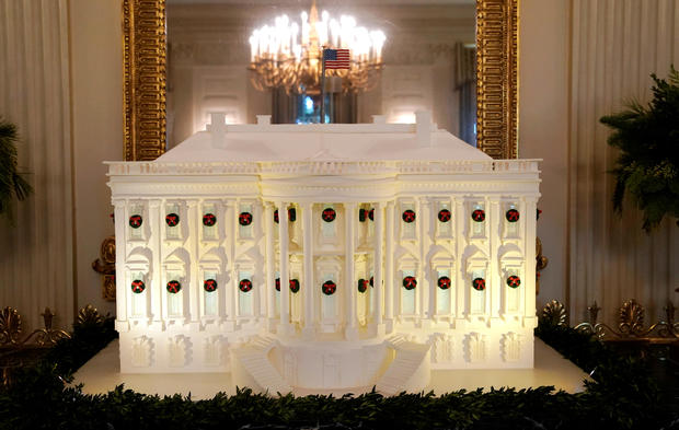 Christmas decor at the White House in Washington 