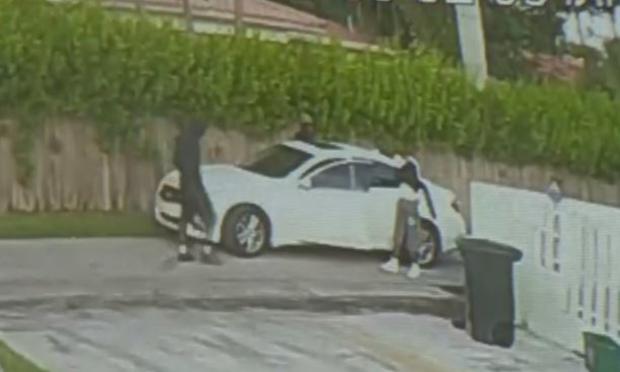 Miami Shores Home Invasion Suspects Car 