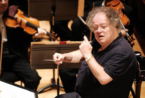 Us conductor James Levine and the Boston 