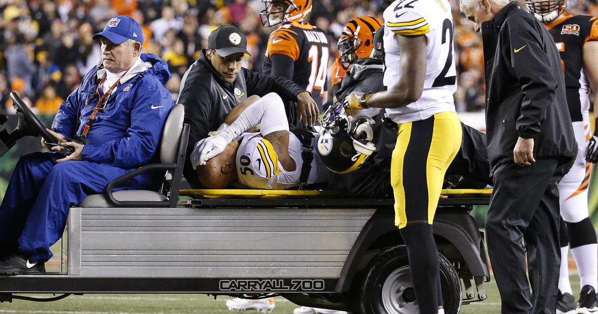 Steelers' Ryan Shazier, Bengals' Vontaze Burfict injured in Pittsburgh win  - CBS News