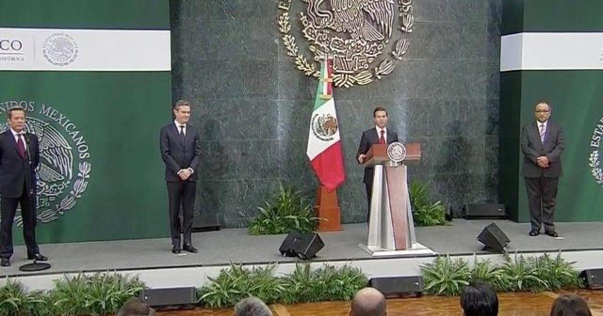 Cambio de gabinete del Presidente Enrique Pena Nieto. - CBS News