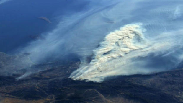 California Wildfires Space Nasa 