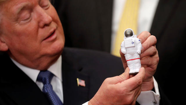 U.S President Donald Trump signs an Executive Order on space exploration  - DC 