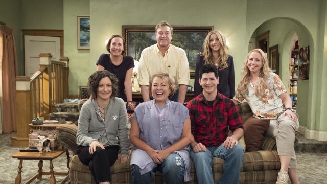 SARA GILBERT, LAURIE METCAF, ROSEANNE BARR, JOHN GOODMAN, MICHAEL FISHMAN, SARAH CHALKE, ALICIA GORANSON 