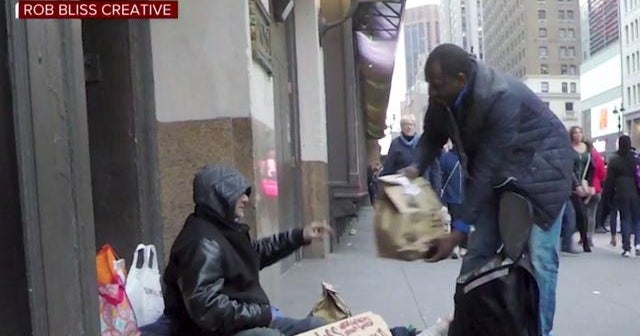 Viral video on using Amazon Prime Now to help homeless CBS News